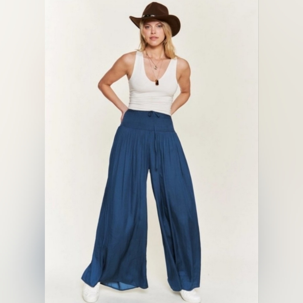 JADE BY JANE Smocked Waist Wide Leg Pants Women's Size 2X NWOT